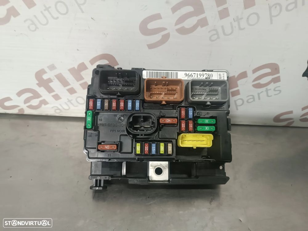 CAIXA DE FUSIVEIS BSM R09 CITROEN C3 II / PEUGEOT 207 208 REF. 9667199780 - 1