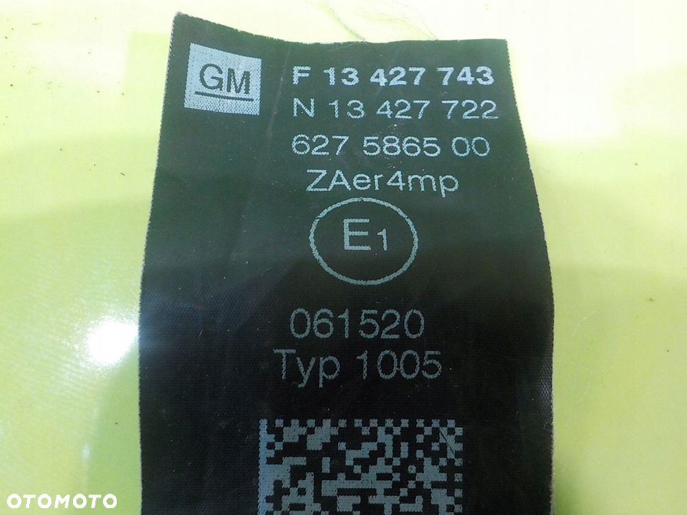CORSA E 1.2 B 15r pas bezpieczenstwa prawy przod z napinaczem 607707600H - 3