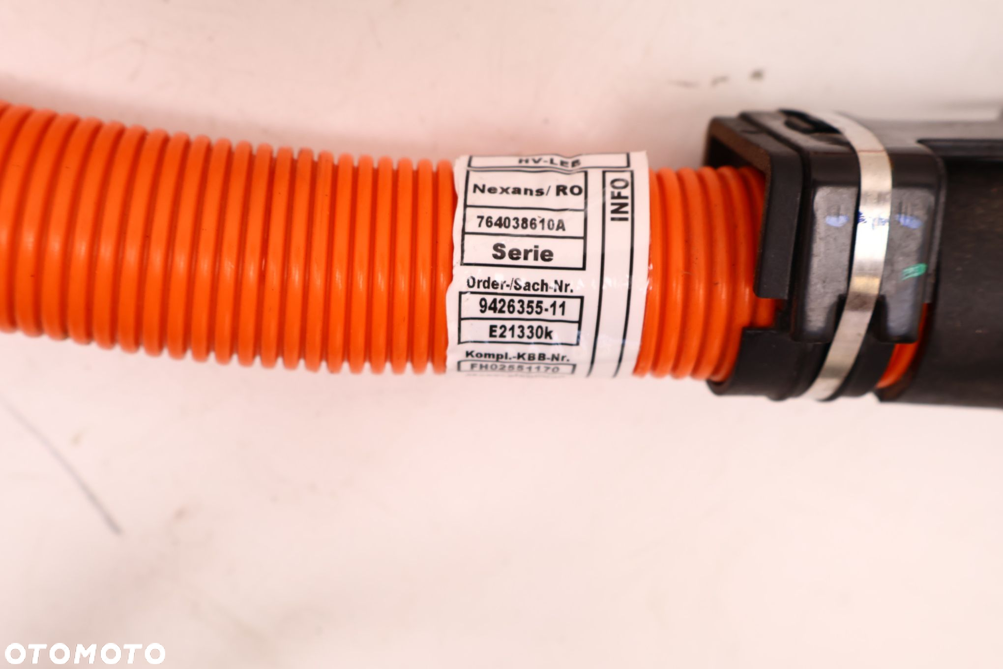 BMW 3 G20/21 330E WIĄZKA PRZEWÓD WYSOKIEGO NAPIĘCIA 9426355, 9426354 - 9