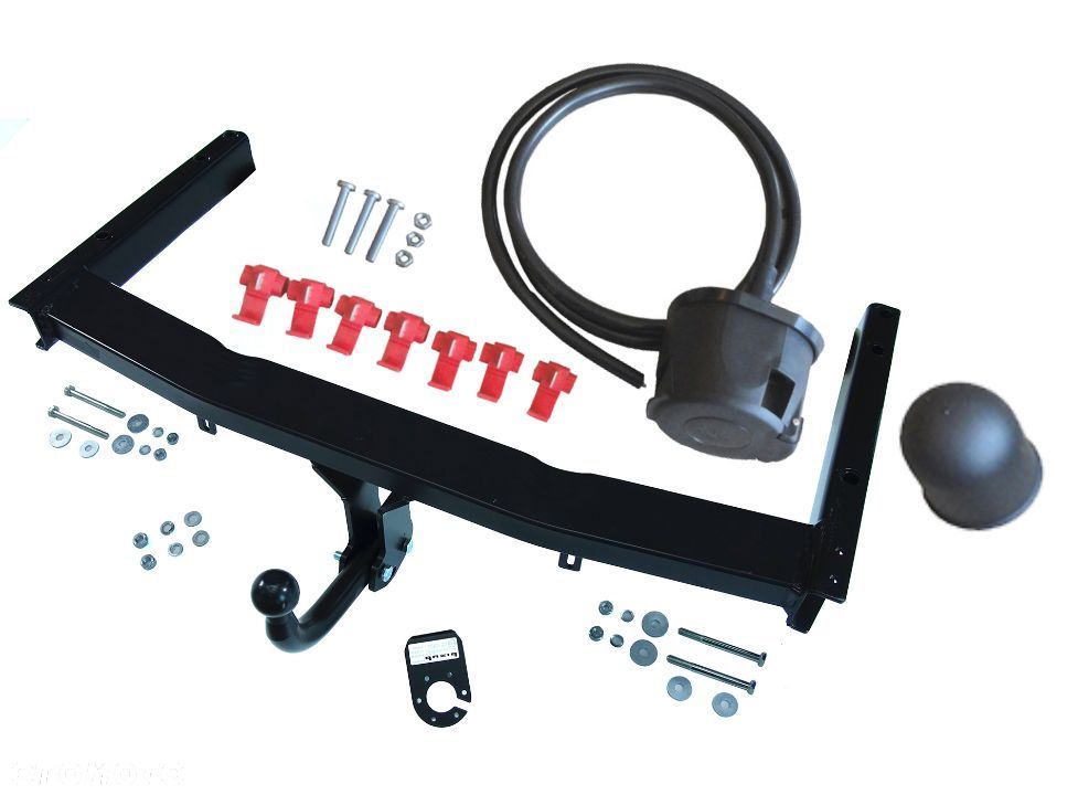 HAK HOLOWNICZY + KULA + UNIWERSALNA WIĄZKA 7PIN AUDI A4 B6 B7 SEDAN + KOMBI AVANT + QUATTRO 4x4 E20 - 6