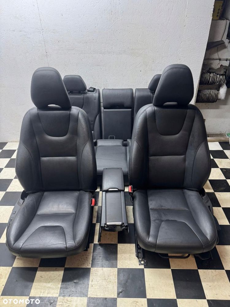 komplet foteli kanapa przód tył fotel volvo xc60 i 2008-2017 skóra - 7