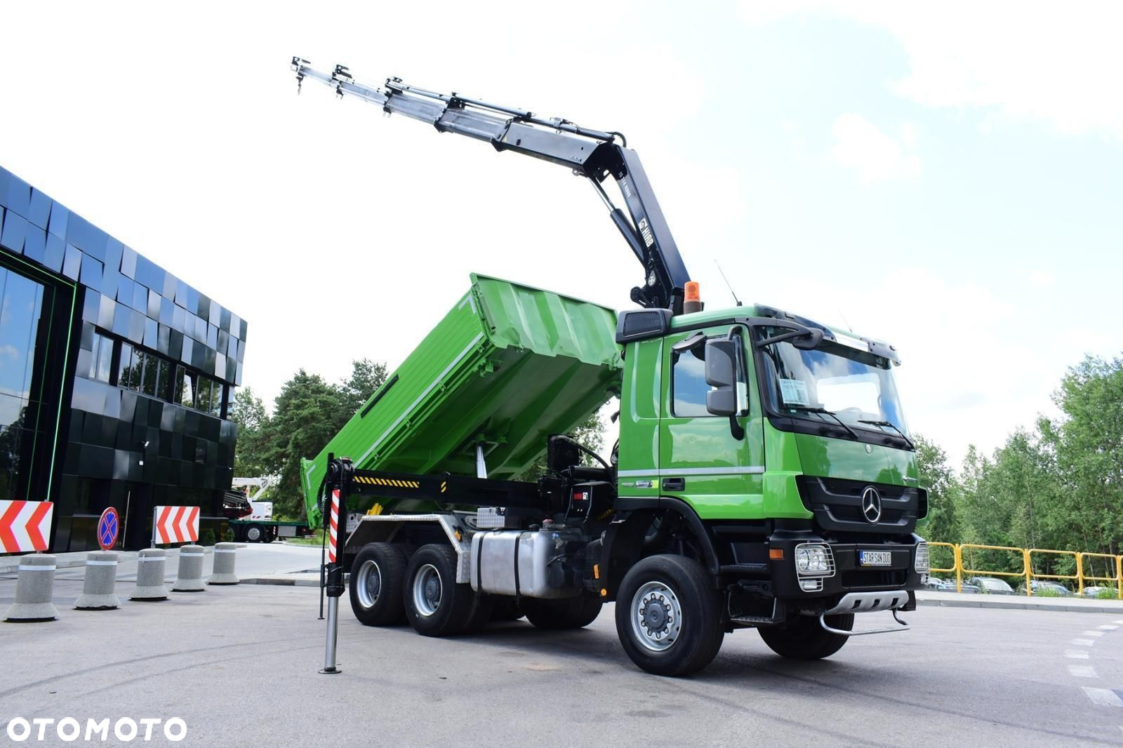 Mercedes-Benz ACTROS 3346 6x6 HIAB 244EP-4 HDS Wywrotka Crane - 14