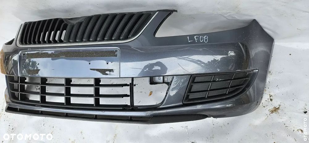SKODA fabia II 2 lift  ZDERZAK PRZEDNI GRILL ATRAPA LF08 - 3