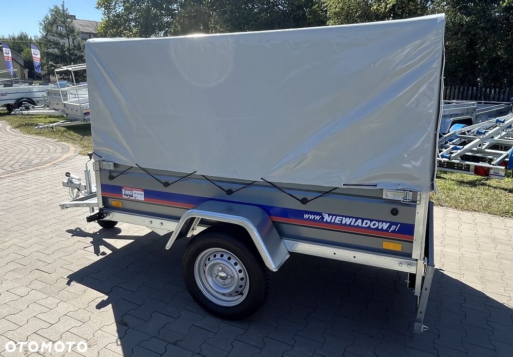 Niewiadów PRZYCZEPKA SAMOCHODOWABE7320U 2,05X1,22M, DMC: 750KG Z PLANDEKĄ H120CM - 14
