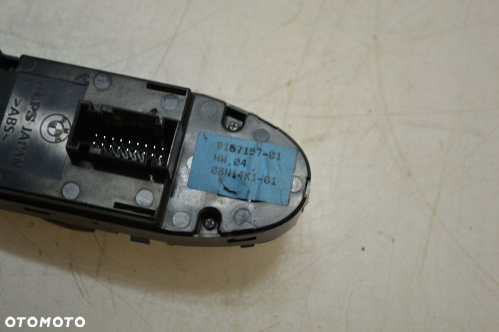 BMW E81 E82 PANEL PRZEŁĄCZNIK SZYB LUSTEREK PRAWY KIEROWCY UK RHD 9167157 - 5