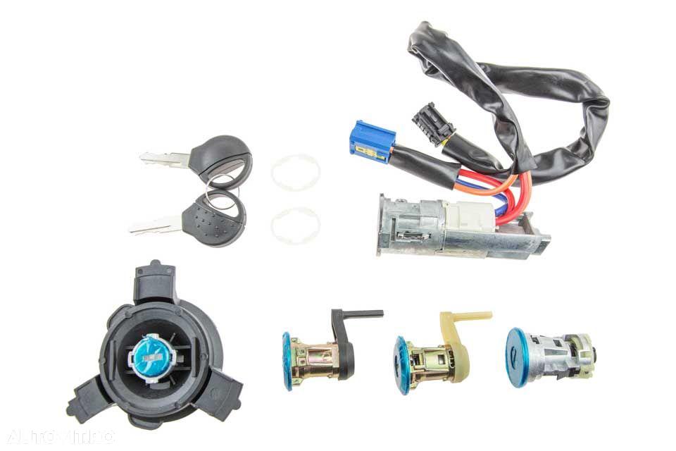 Set yaleDsi contact pornire Peugeot 206 1998-, Set Yale Stanga Dreapta, Portbagaj, Contact Pornire, Buson Combustibil Contine 2 Chei, NTY EZC-PE-015 - 3