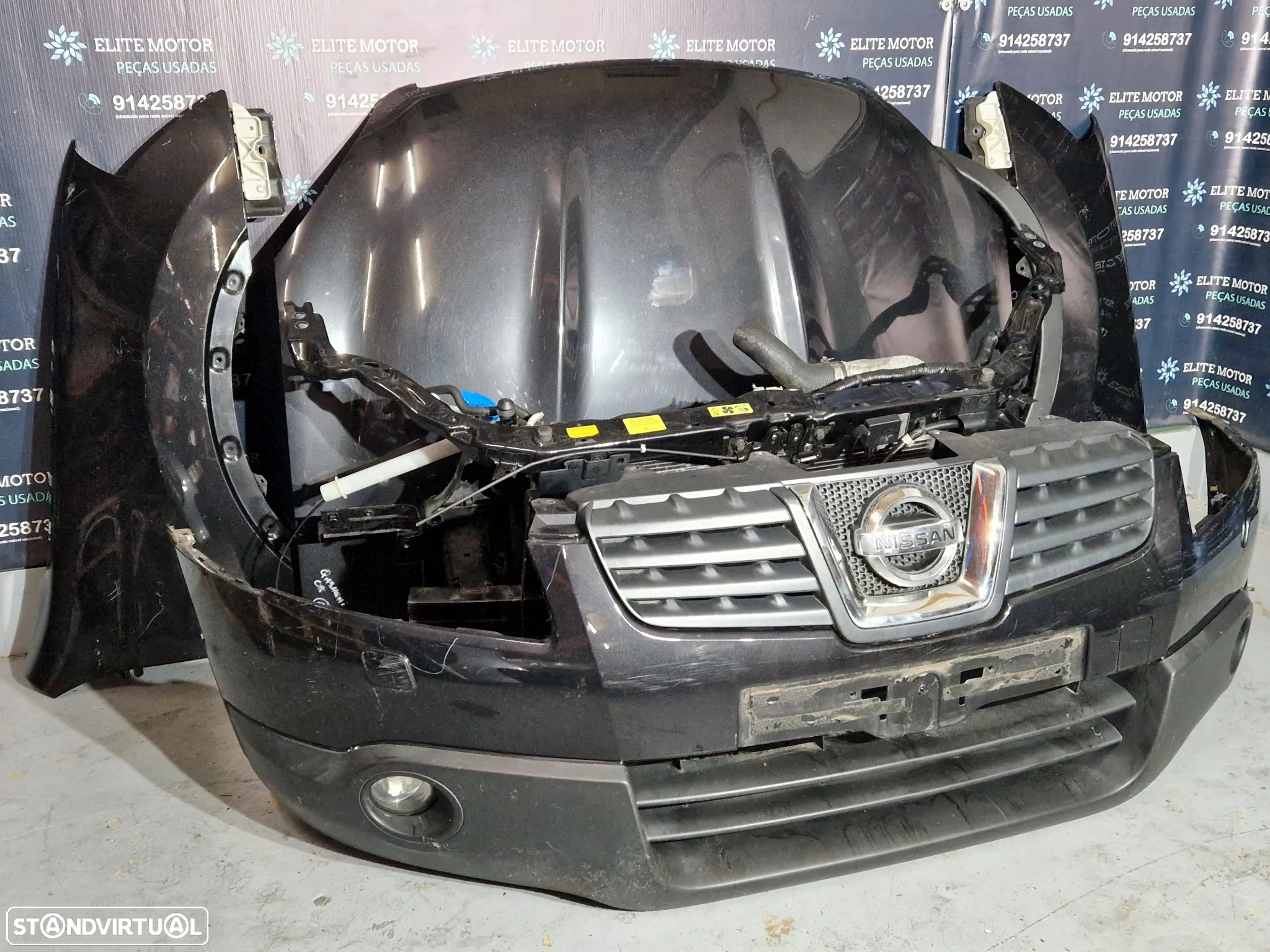 Frente completa usada NISSAN QASHQAI J10 2.0 DCI XENON parachoques capot guardalamas oticas - 6
