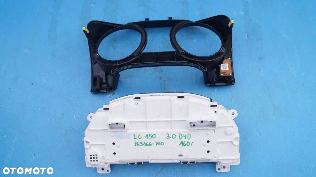 Szyba obudowa licznika 769166-760 Land Cruiser 150 - 2