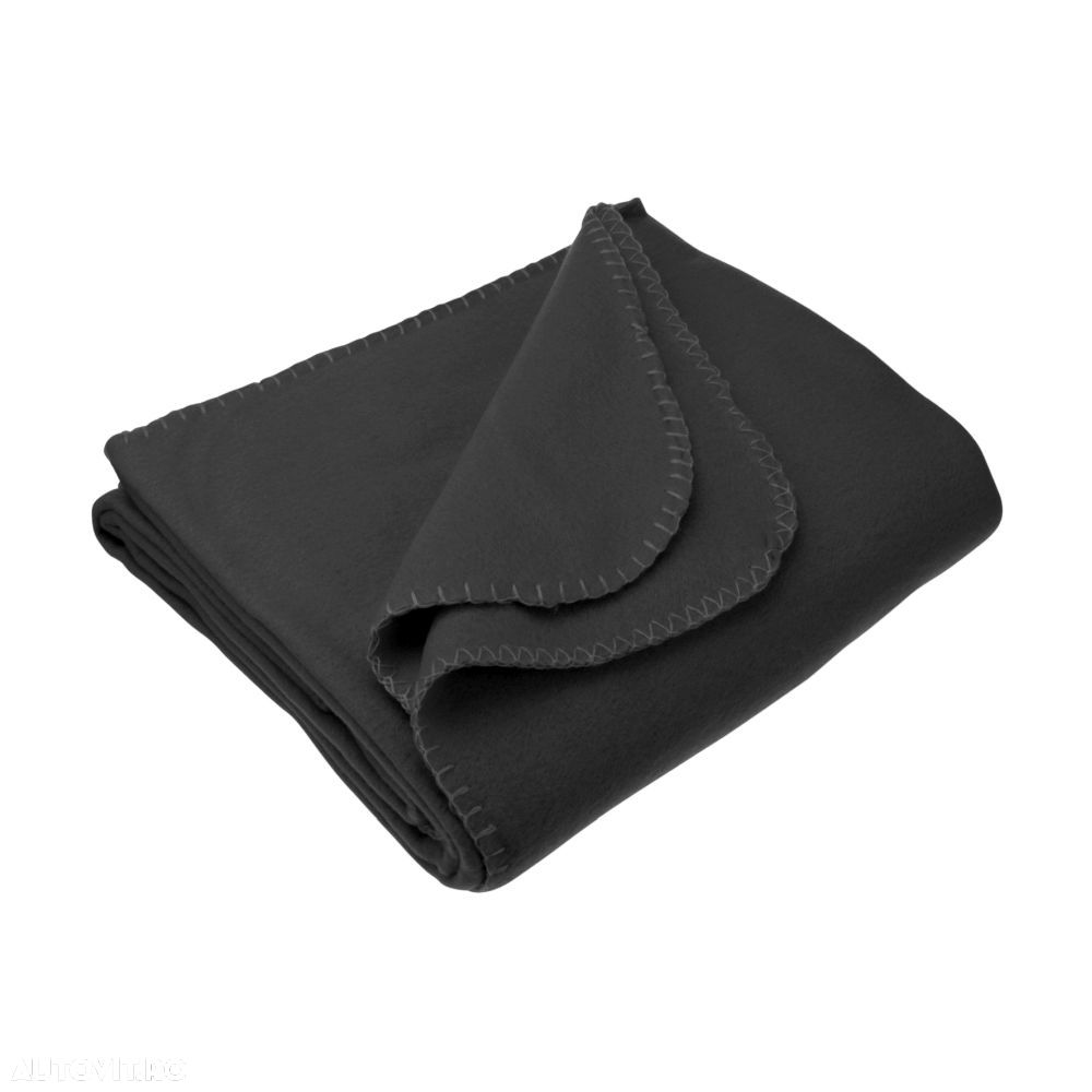 Patura plusata culoare negru 170x130cm - 1
