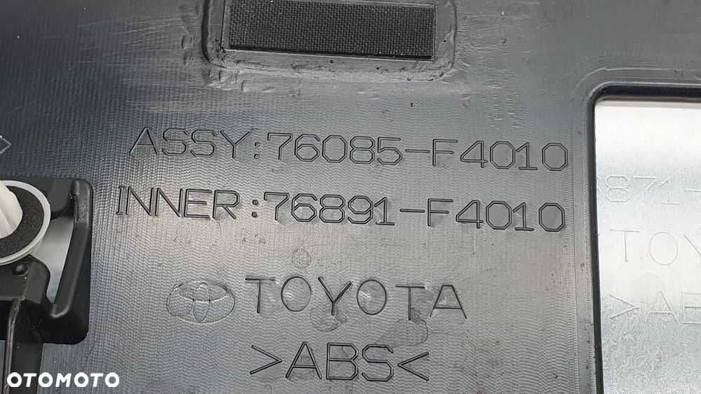 SPOILER DOKŁADKA LISTWA KLAPY LAMPKA STOP LOTKA TOYOTA C-HR 76085-F4010 - 8