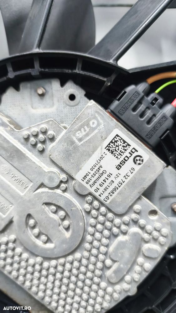 Electroventilator racire GMV BMW F10 F11 7575682 7633273 - 2