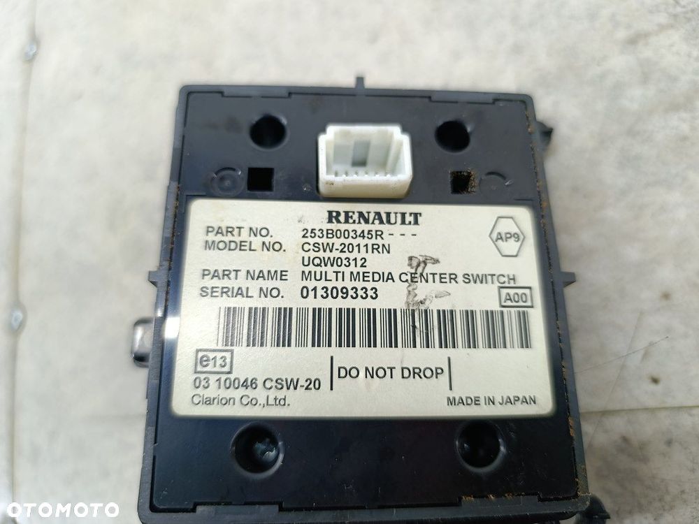 PANEL STEROWANIA NAWIGACJI RENAULT LAGUNA III 253B00345R - 5