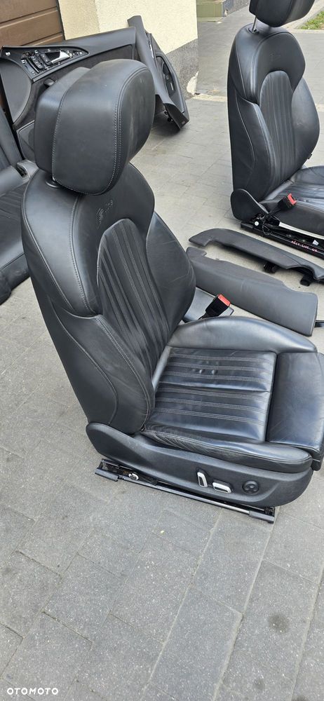 Fotele kanapy Audi A6 C7 lift S-Line skóra elektryczne - 12