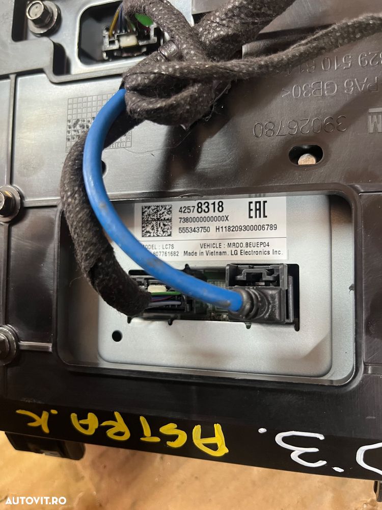 Navigatie opel astra K 2019 - 3