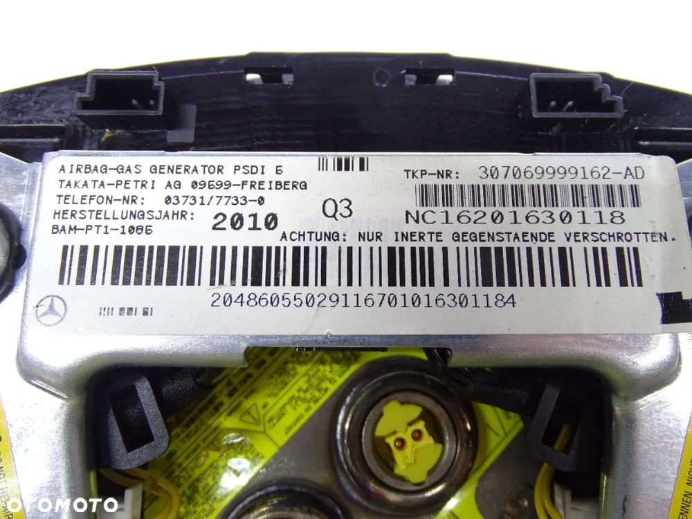MB W204 C Poduszka kierowcy Airbag 2048605502 - 5