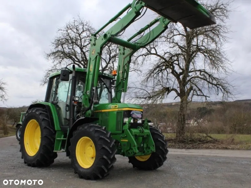 John Deere 6310 + TUR w tym łopata i ładowacz czołow 105 KM - 3