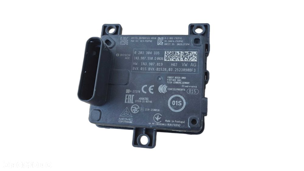 Czujnik Radar Moduł ACC DISTRONIC Volkswagen Audi Skoda OE 1N3 NOWY !! - 4