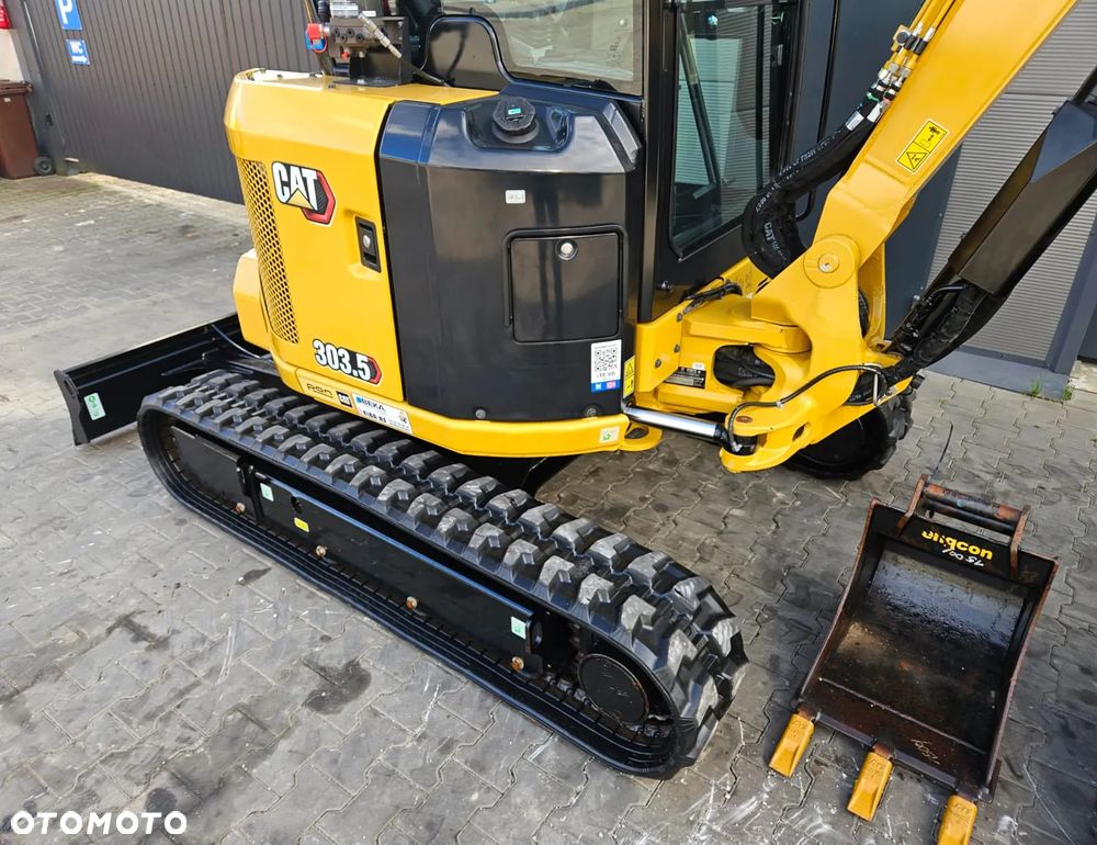 Caterpillar MINIKOPARKA CAT CATERPILLAR 303.5 CR 303.5CR E CR 303.5E 303 304 302 2022R. DEMO KLIMATYZACJA ROTOTILT - 5