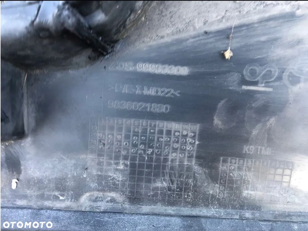 ZDERZAK PRZÓD PRZEDNI GRILL TOYOTA PROACE CITY VERSO 2019- 9836021880 CAŁY - 7