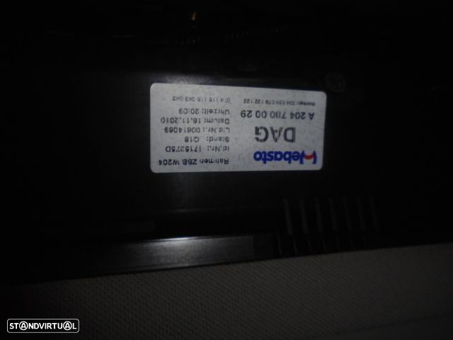 Teto De Abrir Tet240 MERCEDES W204 S204 2010 C220cdi 170CV 5P PRETO - 2