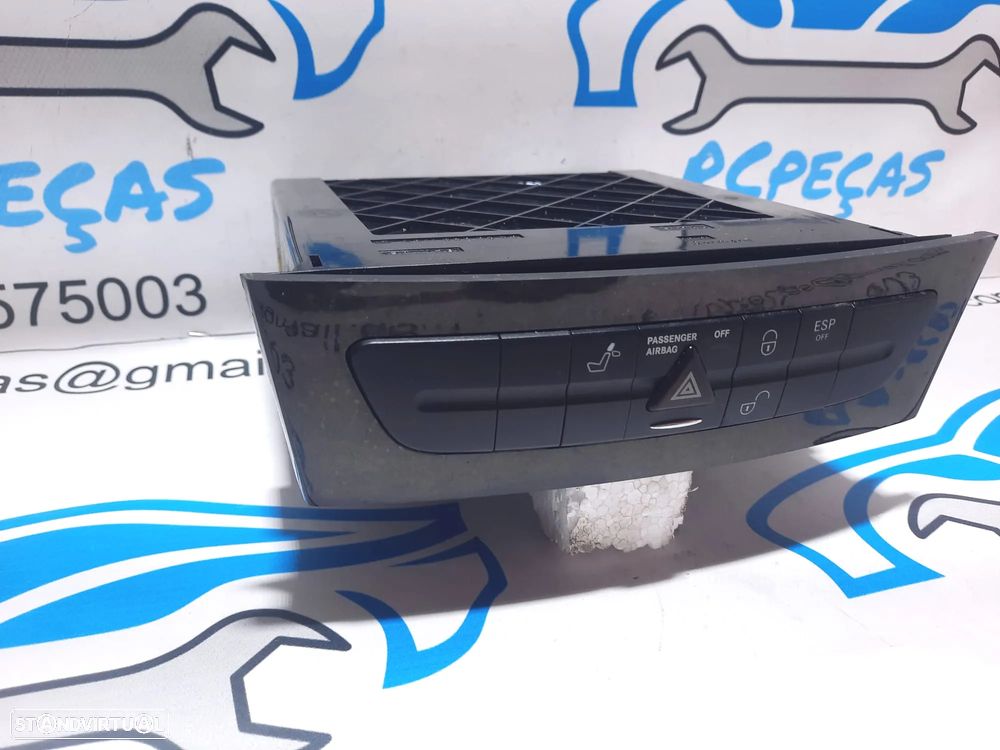 COMUTADOR CENTRAL COMANDOS 4 PISCAS ESP TRANCAR /DESTRANCAR PORTAS MERCEDES CLASS E W211 A2116800552 - 5