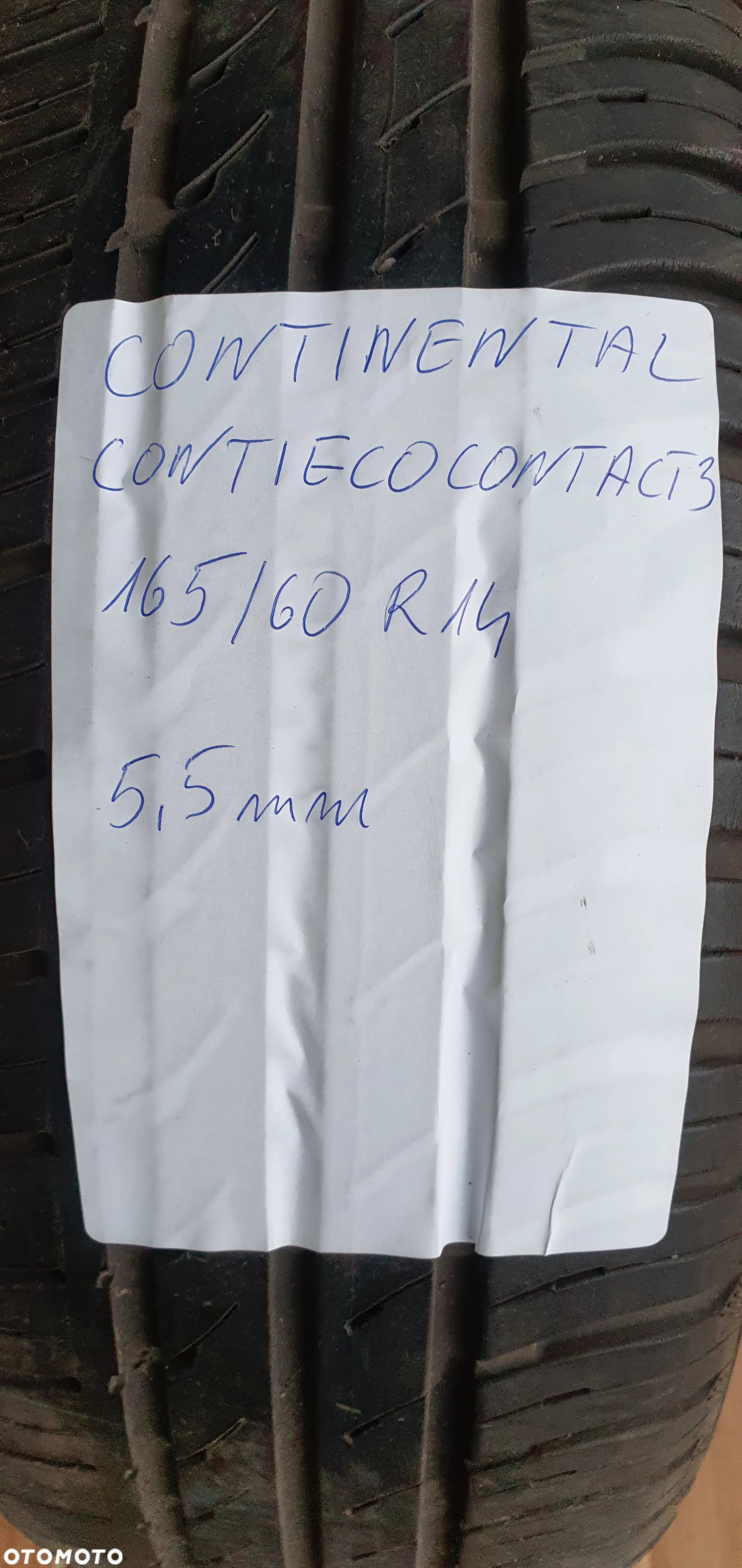 2X Opona Continental ContiEcoContact 3 165/60 R14 5/5mm - 8