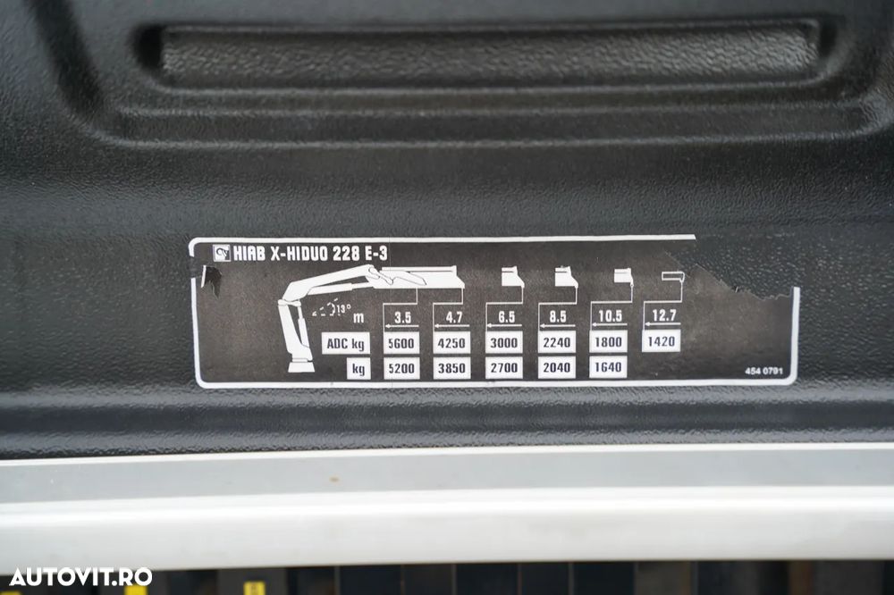 Mercedes-Benz AROCS 2636 / 6X4 / BASCULATOR / + HIAB X-HIDUO 228 E-3 HDS / TELECOMANDĂ / FURCĂ PENTRU PALEȚI / EURO 6 - 19