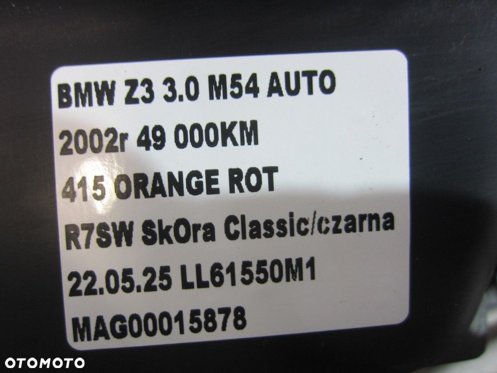 BMW Z3 E36 M54B30 KOLEKTOR WYDECHOWY KATALIZATOR SILNIKA 7510378 7514502 - 14