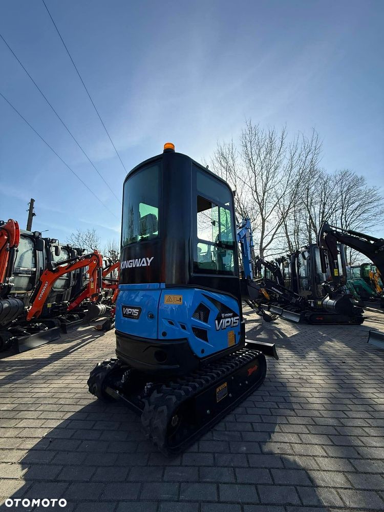 Kingway SV15 JOISTICK KABINA Ramię skr 1500kg 3 łyżki 3-cyl SILNIK 25KM D - 39