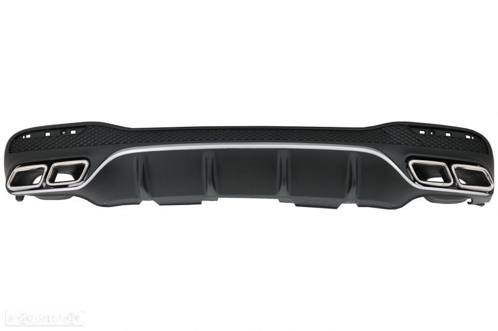 Difusor com Ponteiras Mercedes GLE W166 (2012 A 2014) SUV AMG - 3