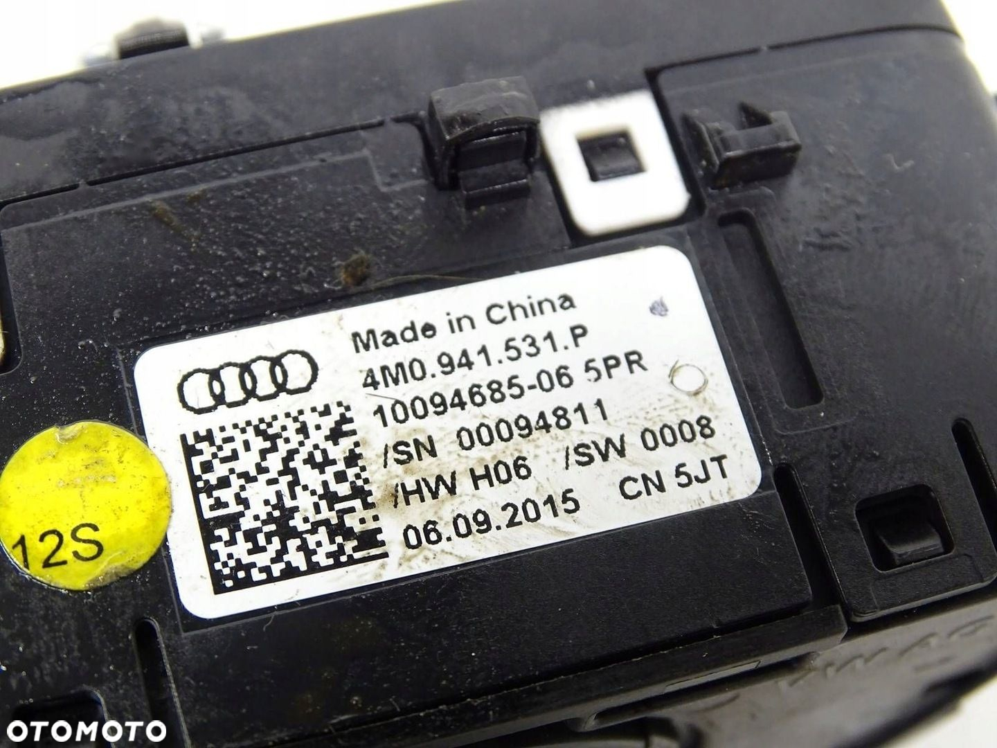 WŁĄCZNIK ŚWIATEŁ AUDI A4 B9 A5 8W Q7 4M 4M0941531P - 4