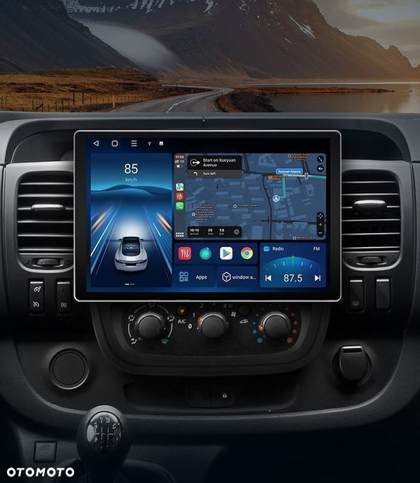 Radio nawigacja Renault Trafic 3 2015 - 2019 Opel Vivaro B Android 6GB