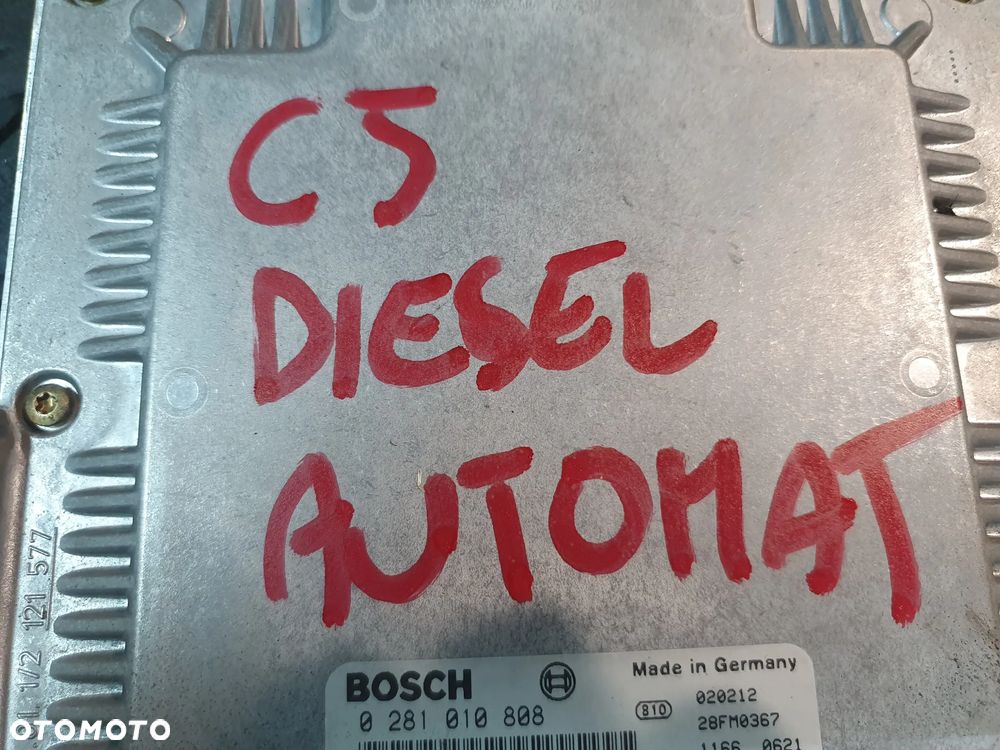KOMPUTER STEROWNIK SILNIKA CITROEN C5 I 9644721080 0281010808 AUTOMAT - 4