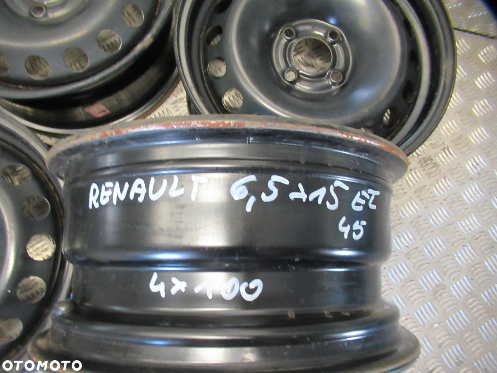 Felgi Dacia Dokker Logan Lodgy Sandero Renault Clio Modus 6,5Jx15 et45 4x100 - 4