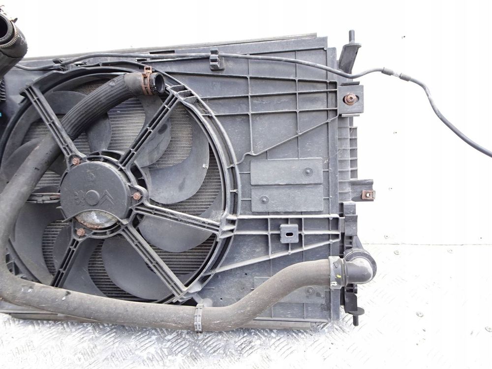 chłodnica wody + wentylator citroen c4 picasso ii 1.6 e-hdi - 6