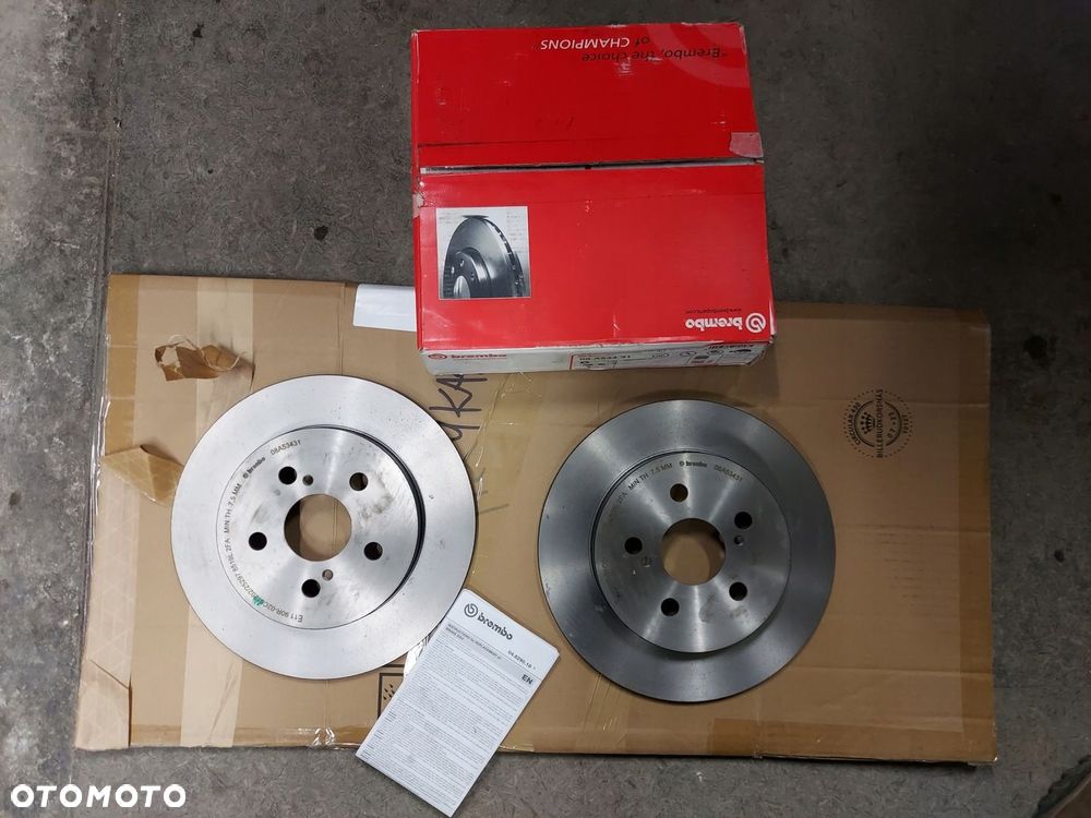 Brembo Tarcze Hamulcowe Tył 08.A534.31 Prius Lexus CT - 1