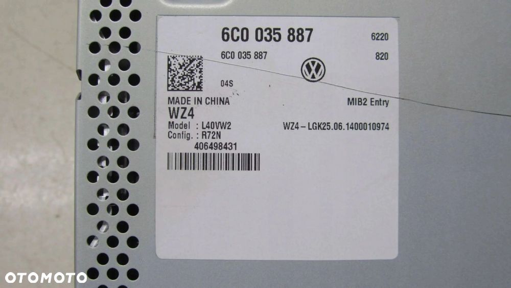 VW POLO 6C RADIO FABRYCZNE 6C0035887 - 2