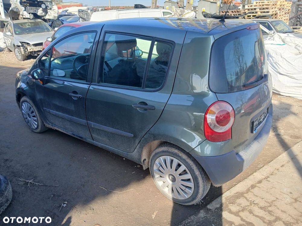 renault modus tec67 maska zderzak lampa grill błotnik drzwi zbiornik paliwa szyba lusterko - 3