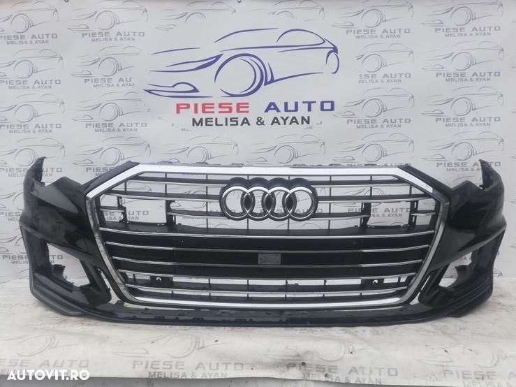 Bara fata Audi A6 4K C8 S-Line an 2018-2019-2020-2021-2022 gauri pentru 6 senzori si spalatoare fa - 1