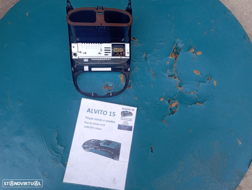 Painel central / rádio  Peugeot 206 CC 2006 - 2