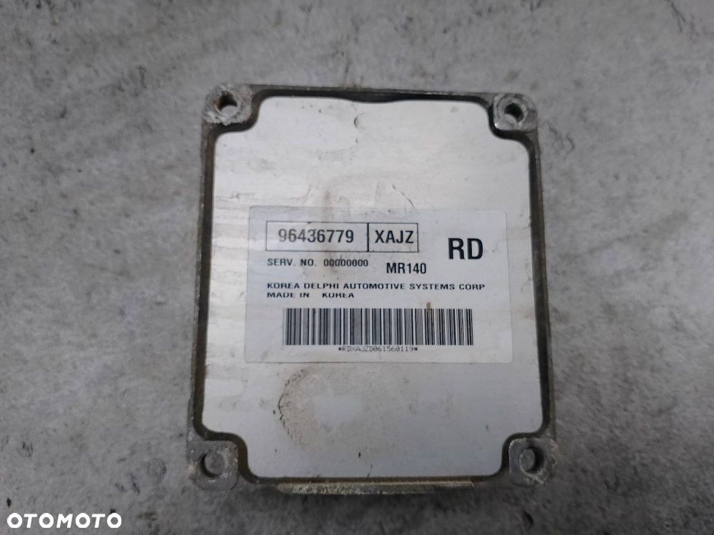 KOMPUTER, STEROWNIK CHEVROLET KALOS 96436779 1.4 16V - 3