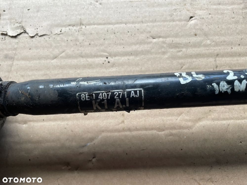 PÓŁOŚ LEWA MANUAL AUDI A4 B6 2.0 ALT 8E0407271AJ - 2