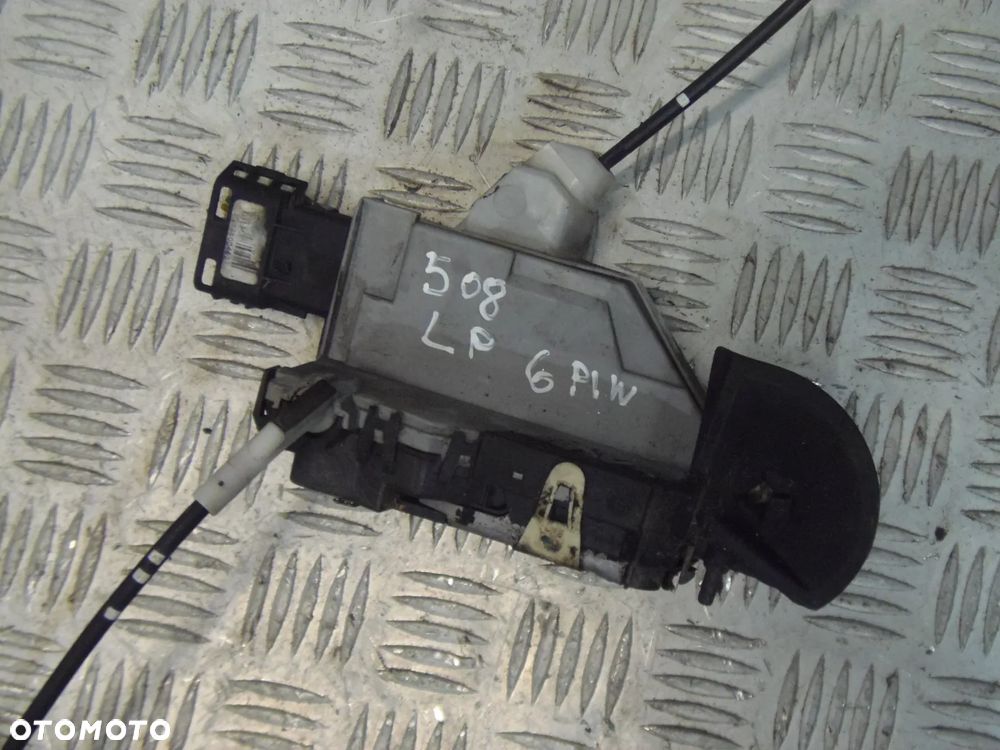 ZAMEK DRZWI LEWY PRZÓD KLAMKA DRZWI PEUGEOT 508 6 PIN - 2