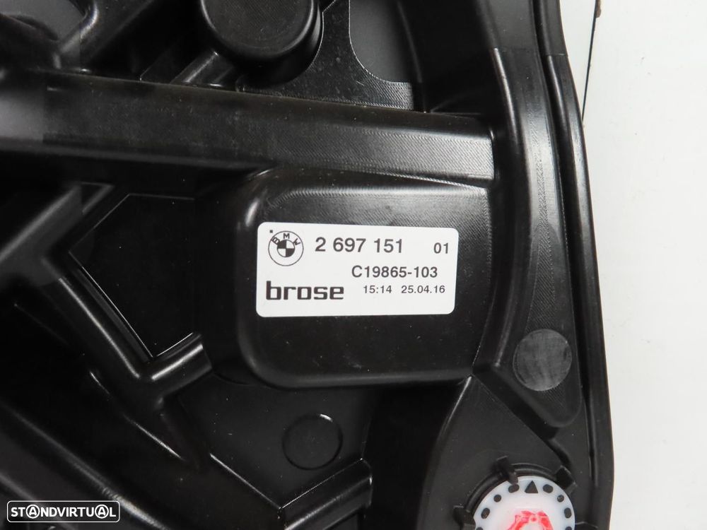 Elevador da Porta sem Motor Esquerdo/Trás Usado / Original BMW 7 (G11, G12) 5135... - 3