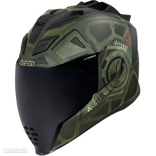 capacete icon airflite ™ blockchain green - 1