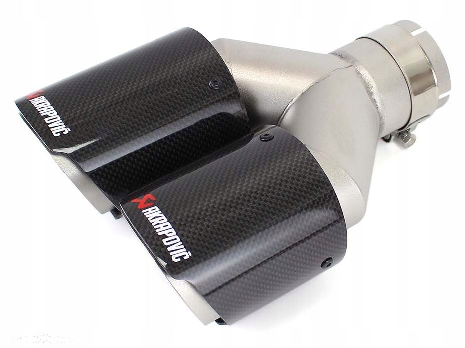 Końcówka wydechu tłumika AKRAPOVIC KARBON 90/63 M - 2