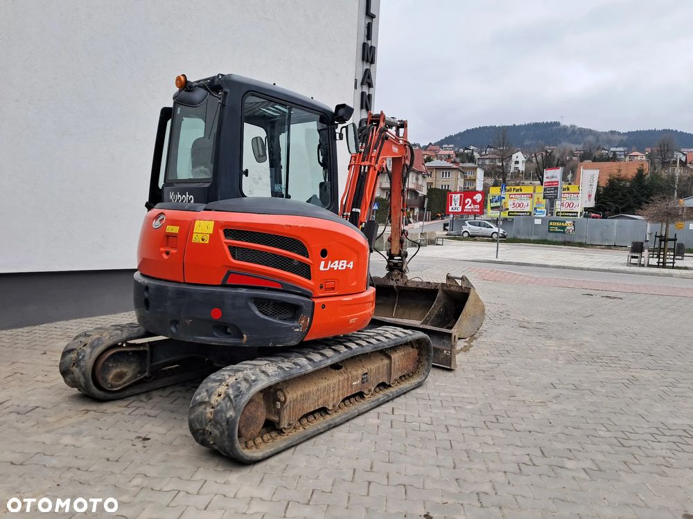 Kubota u48-4 waga 5t TON skarpówka hydrauliczna * 2019r * sprawne oświetlenie  *dodatkowe linie hydrauliczne 2 łyżki lusterka minikoparka u55 kx57 u50 instrukcja PL Red KEY Yanmar Cat JCB Tekeuchi Kubota - 7