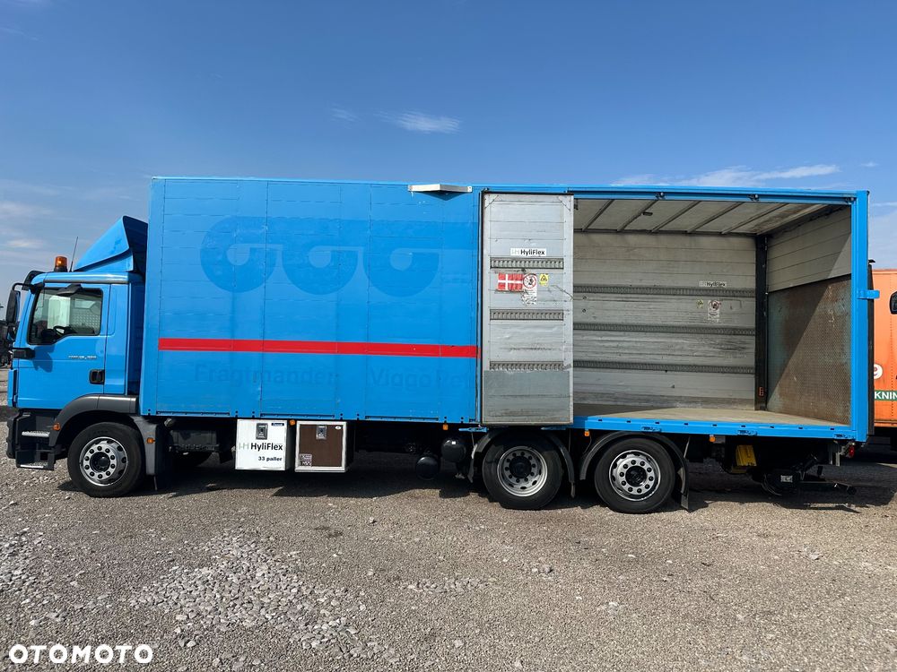 MAN TGM 26.290  KONTENER 33 PALETY  ORG. 275 TYS KM -dl 8.50m - 27