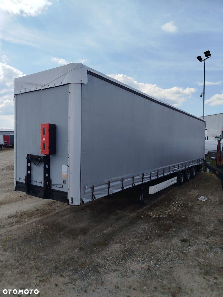 Wielton mega - oś podnoszona, SAF  nowy dach, plandeki po wymianie - 1