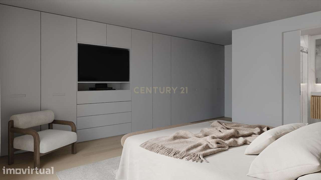 T1 Novo em Paço de Arcos | Terraço de 30 m², Varanda e Garagem Box - Grande imagem: 4/6